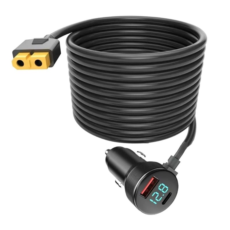 مقبس XT60 محول طاقة السيارة كابل عالي الكفاءة للاستخدام في حالات الطوارئ - Image 1