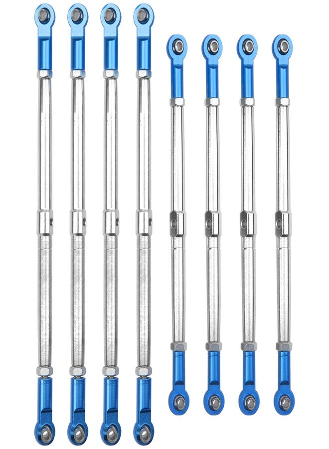 Vgoohobby Steel Toe Links Push Rod Steering Links Turnbuckle Rod 5319X 5338R Compatible with Traxxas 1/10 EREVO 2.0 E-Revo Revo Summit RC Upgrade Parts - Image 1