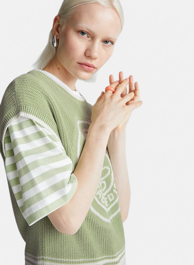 Benetton Women Vest with Inlay - Image 2