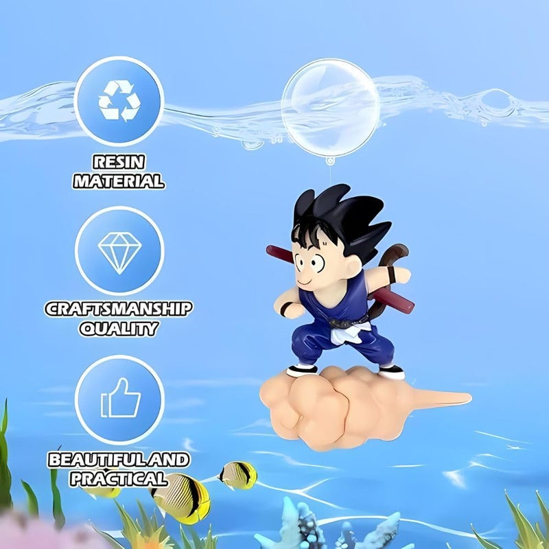 VAYINATO ® 2 Pcs Floating Gugu (Random Color) Standing On The Cloud Action Figure Float Figurines Landscaping Ornaments for Fish Tank Decoration by Petzlifeworld - Image 2