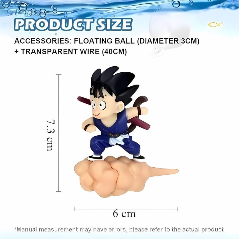 VAYINATO ® 2 Pcs Floating Gugu (Random Color) Standing On The Cloud Action Figure Float Figurines Landscaping Ornaments for Fish Tank Decoration by Petzlifeworld - Image 3