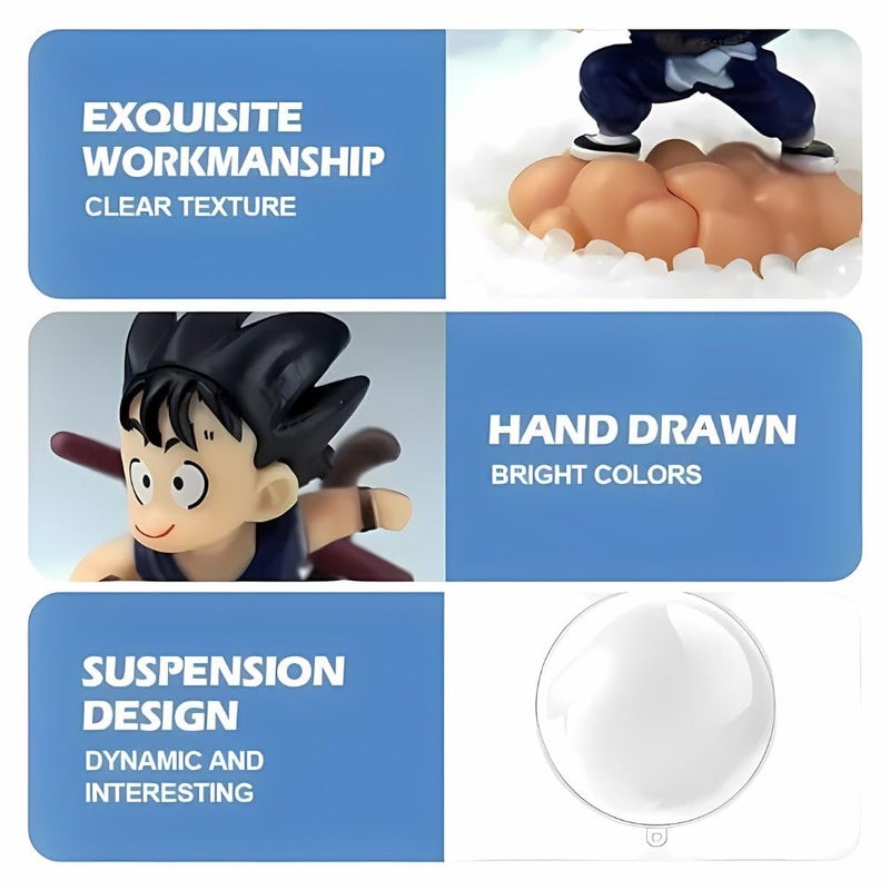 VAYINATO ® 2 Pcs Floating Gugu (Random Color) Standing On The Cloud Action Figure Float Figurines Landscaping Ornaments for Fish Tank Decoration by Petzlifeworld - Image 5