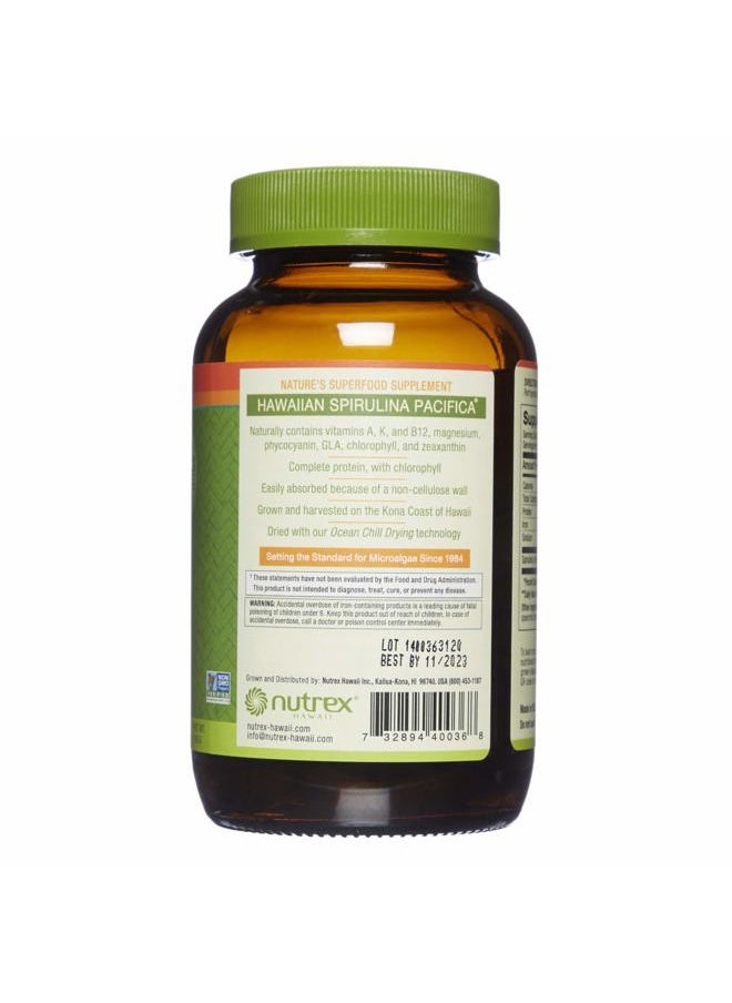 Nutrex Hawaii - Hawaii, Pure Hawaiian Spirulina, 1000 mg Spearmint Tablets, 180 Count, Vegan, Supports Immune System, Heart, Cells and Energy - Image 1