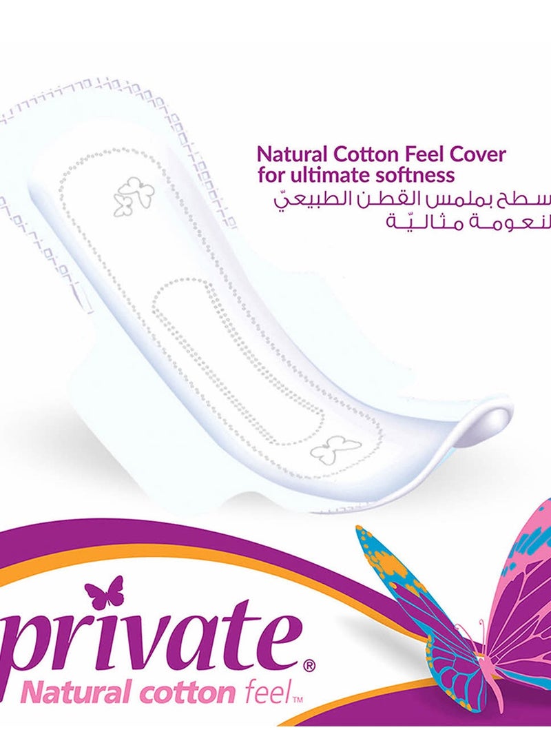 Private Feminine Pads Normal – 3mm With Wings – 18pcs - Image 3