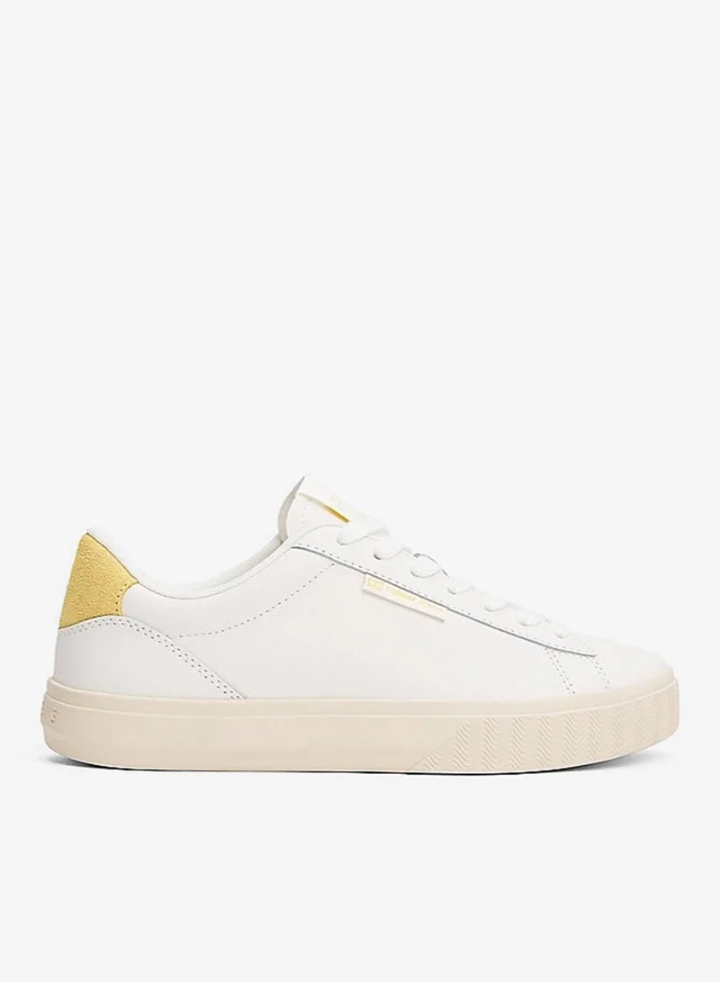 تومي جينز سنيكرز كاب سولي برباط وطراز منخفض