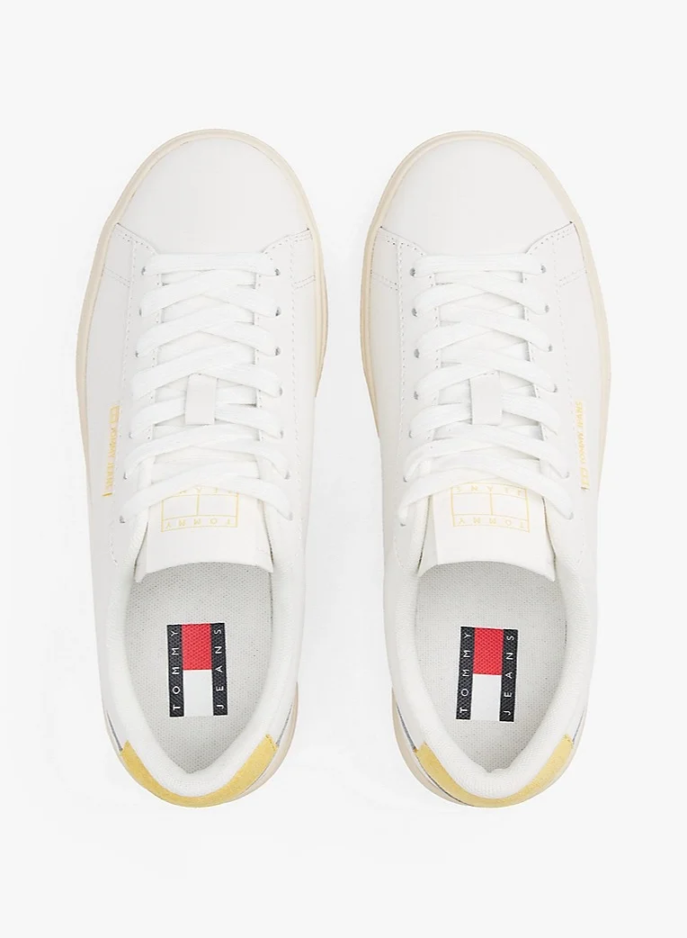 TOMMY JEANS Cupsole Lace Up Low Top Sneakers