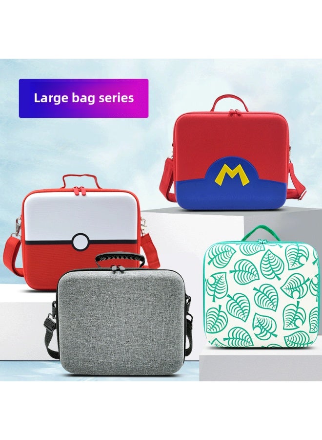 general Nintendo Switch Game Console Storage Bag Full Set Accessories Protective Case Portable Shoulder Strap Gaming Device Carrying Case-Product Color:Yellow Pikachu 3 - Image 3