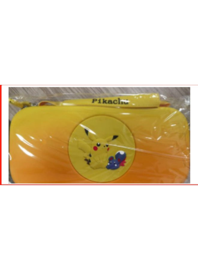 general Nintendo Switch Game Console Storage Bag Full Set Accessories Protective Case Portable Shoulder Strap Gaming Device Carrying Case-Product Color:Yellow Pikachu 3 - Image 1