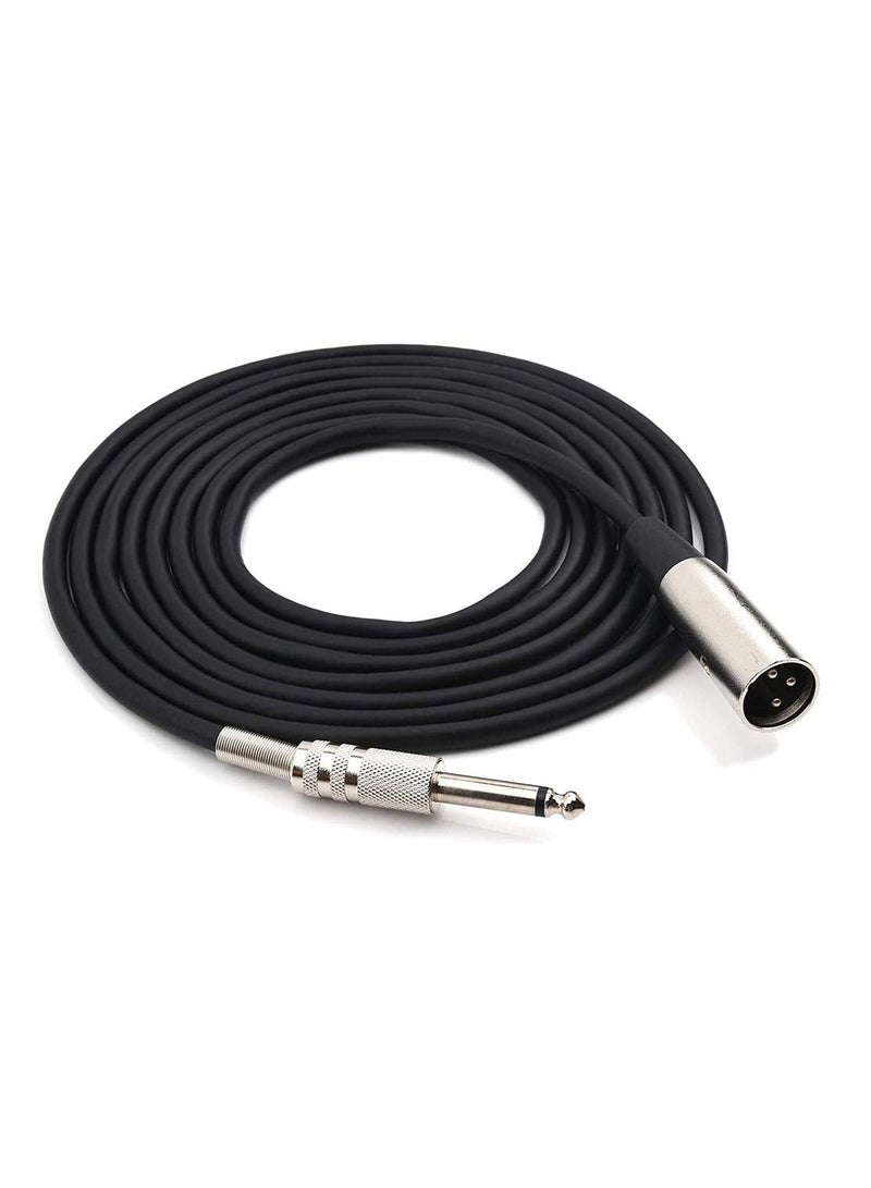 XLR 3Pin Male To 1/4" 6.35mm TRS Male Plug Audio Microphone Cable for Amplifiers Instruments Microphones DJ Equipment Suitable  - Image 2
