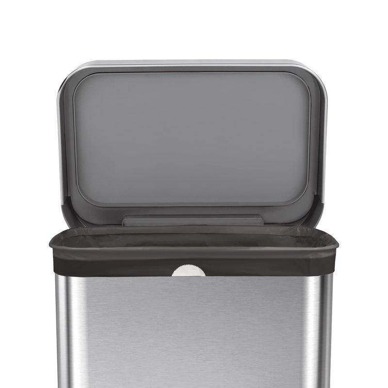 simplehuman Code Q 100 Count Odorsorb Custom Fit Liners, Drawstring Odor Absorbing Trash Bags, One-by-One Mess-Free Dispense, Extra Thick & Double Seamed, 50% PCR Plastic, 50-65 Liter / 13-17 Gallon - Image 2