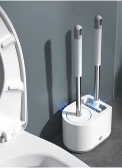 هايدو فرشاة تواليت من السيليكون وحامل مع فرشاة تنظيف ذات شعيرات  - Image 3
