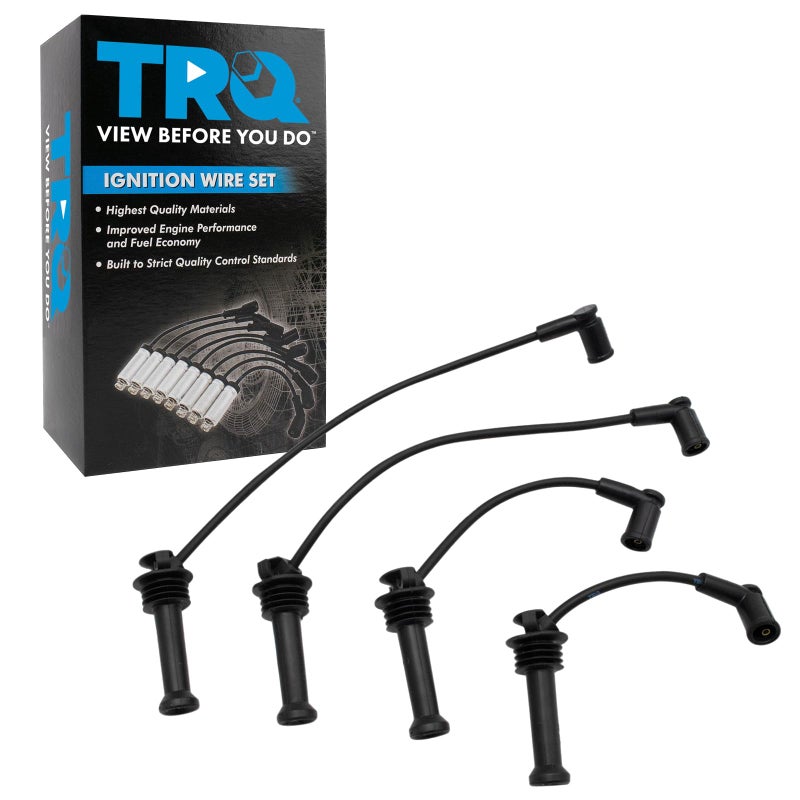 TRQ Ignition Spark Plug Wire Kit Set for 20112015 Ford Fiesta Naturally Aspirated 16L New