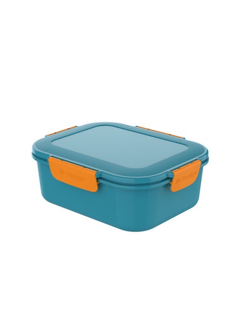 Lunch Box 1.6 liters -Turquoise/Orange