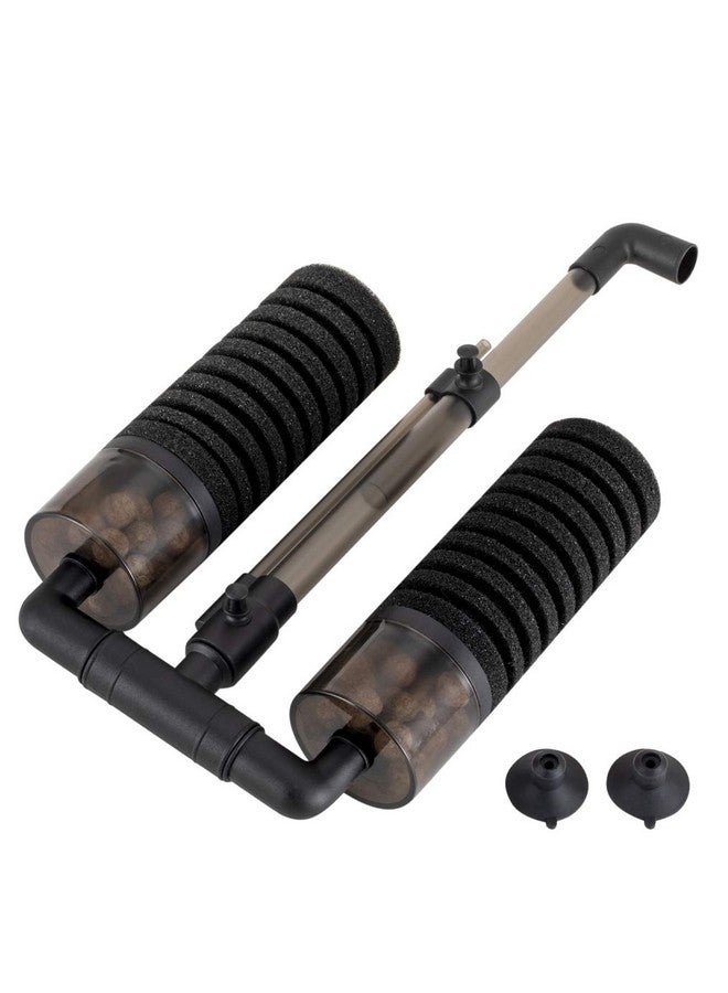 هايغر فلتر إسفنجي مزدوج لحوض السمك من هيجر، يأتي مع إسفنجتين احتياطيتين (S) - Image 2