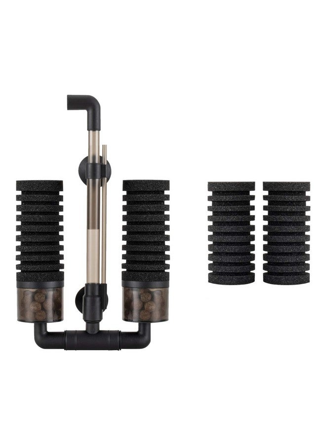 هايغر فلتر إسفنجي مزدوج لحوض السمك من هيجر، يأتي مع إسفنجتين احتياطيتين (S) - Image 1