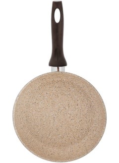 FALEZ Falz Granite Cookware Set With Glass Lid, 7 Pieces, Turkish - Light Brown  - Image 4
