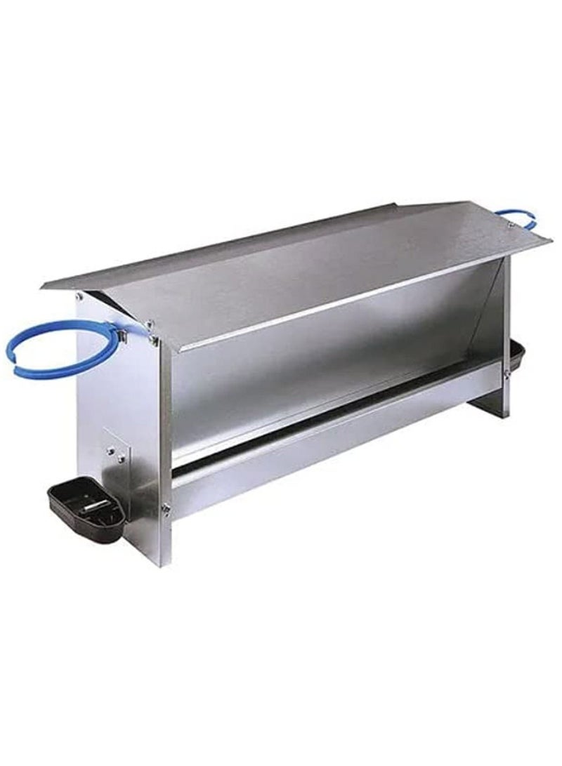 Novital Feeder for Courtyard with two Drinkers Poultry Bird Drinker and Feeder for Chicken Similar Birds (Made in Italy)