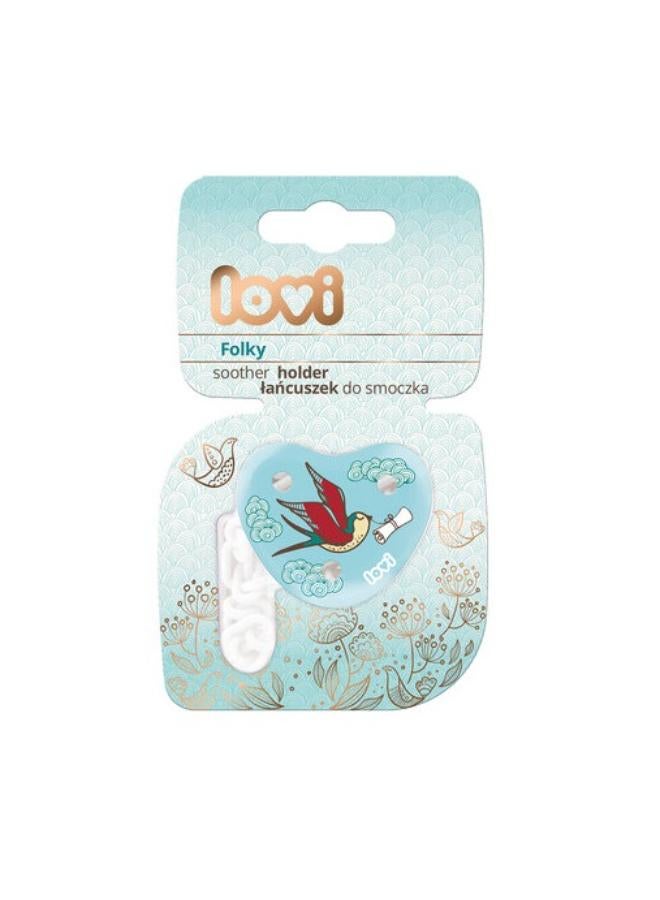 lovi Soother Holder Folky - Image 1