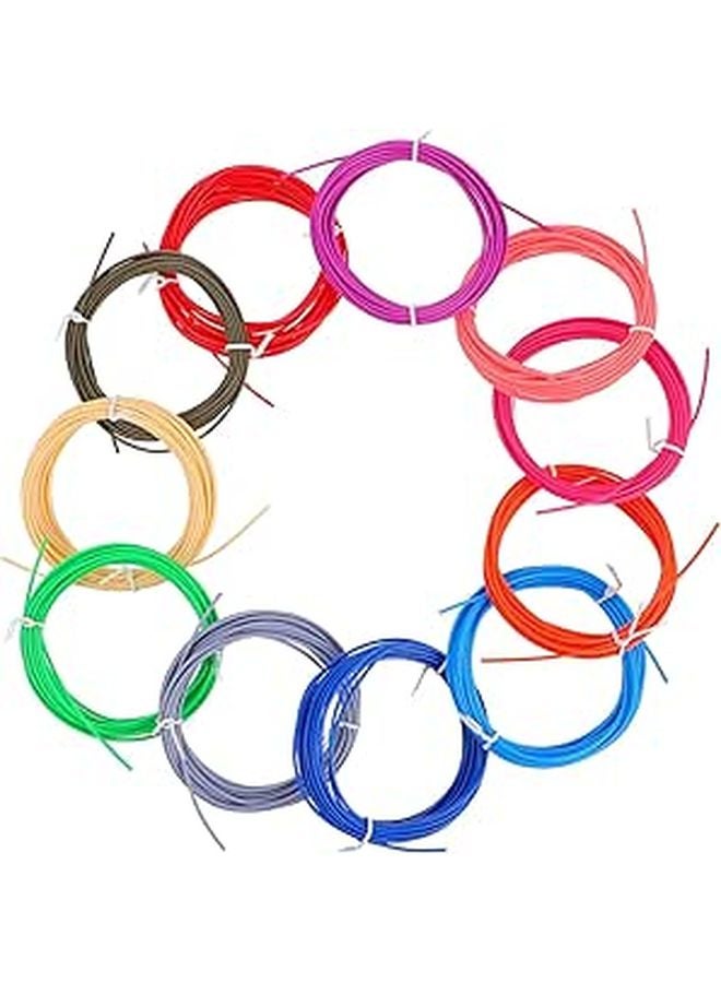 Low Temperature 1.75mm PCL 3D Printer Filament 20 Colors 20pcs Set for 3D Printing Pens - Image 1