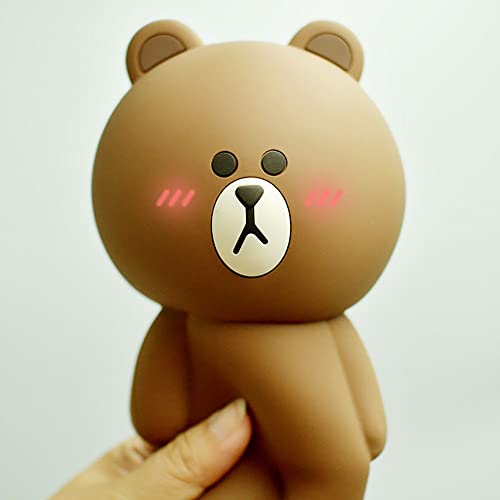 Grostmend Cute Bear Pencil Case Aesthetic Brown Bear Kawaii Pencil Case Anime Pencil Pouch for Girls Boys Storage Bag Pen Holders School Students Stationery Case - Image 3