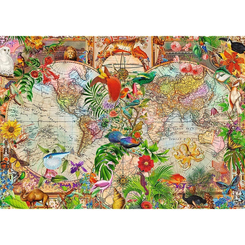 Trefl - Tea Time: Ancient World Map Premium Puzzle 1000 Pieces - 12077 - Image 2