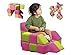nets Tribe Magnetic Soft Building Blocks for Kids Magnetic Blocks Big Blocks Educational Toys Incredibly Fun Building Block for Children Rose redGreen - Image 2
