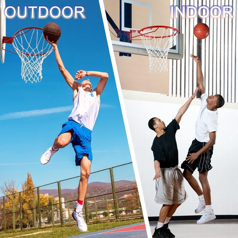 HEADLY Wall-Mounted Basketball Hoop with Standard Rim for Indoor and Outdoor Play | Ideal for Team Sports (14 Inch) - Image 2