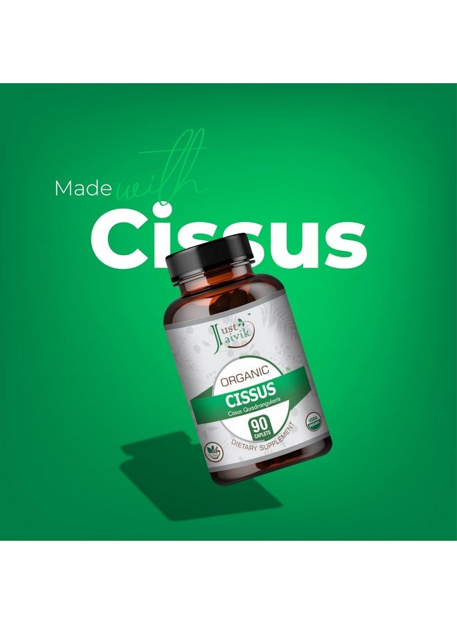 Just Jaivik Just Jaivik Organic Cissus/Hadjod 750mg - 90 Tablets As Dietary Supplements - Image 4