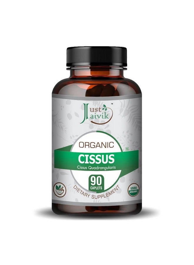 Just Jaivik Just Jaivik Organic Cissus/Hadjod 750mg - 90 Tablets As Dietary Supplements - Image 1