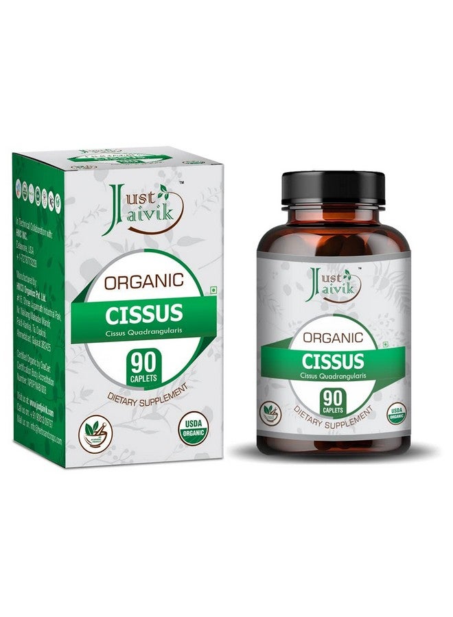 Just Jaivik Just Jaivik Organic Cissus/Hadjod 750mg - 90 Tablets As Dietary Supplements - Image 2