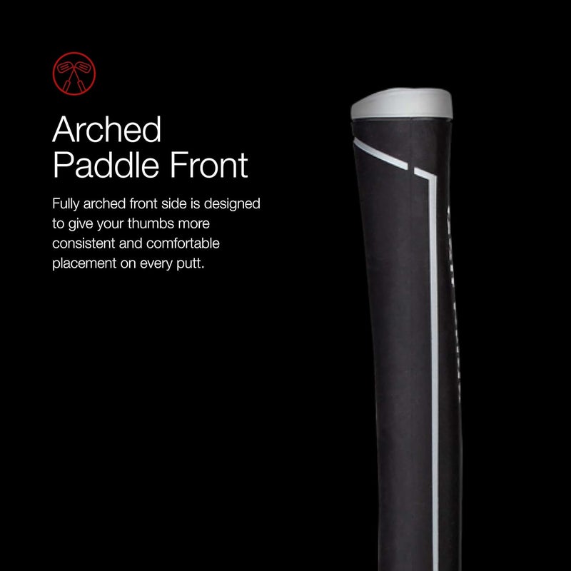 Golf Pride Pro Only Golf Grip - Putter Grip for Hand Placement - All-Rubber Construction for Firm Feel - Traditional Streamlined Shape - Image 4