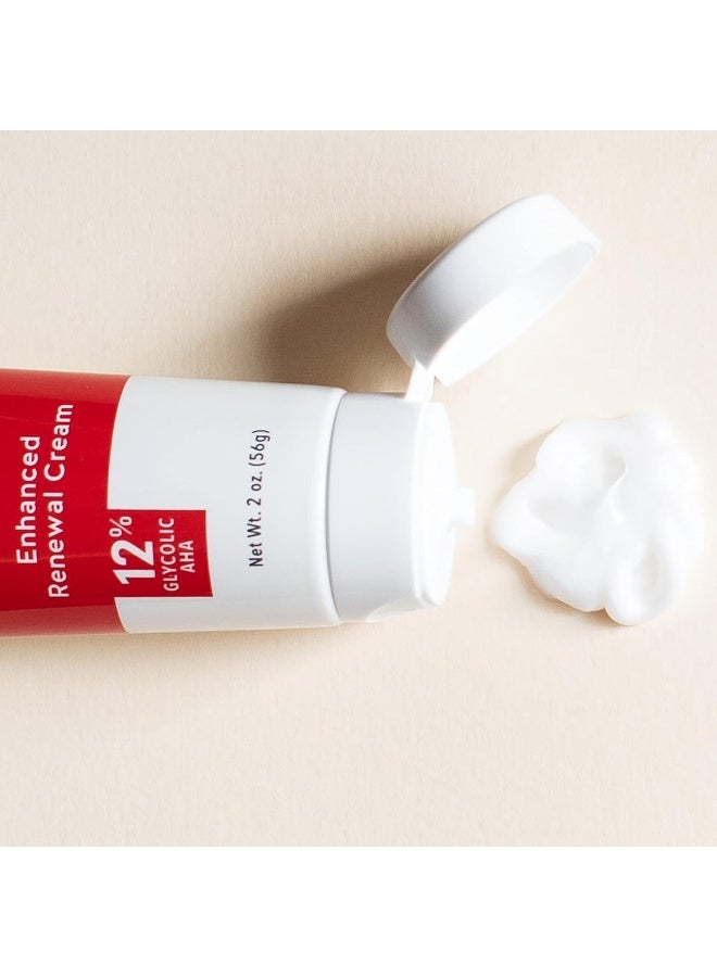 Alpha Skin Care - Enhanced Renewal Cream, 12% Glycolic AHA, Real Results for Lines and Wrinkles - Image 3