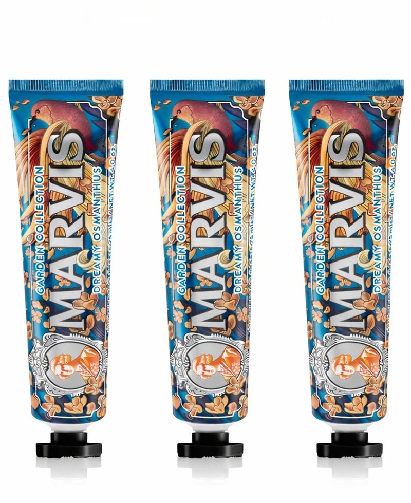 Marvis Pack of 3 Dreamy Osmanthus Toothpaste 75ml