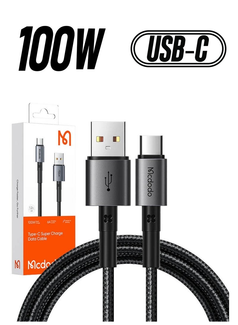 MCDODO CA-3590 100W USB Cable Type-C Aluminum Cable