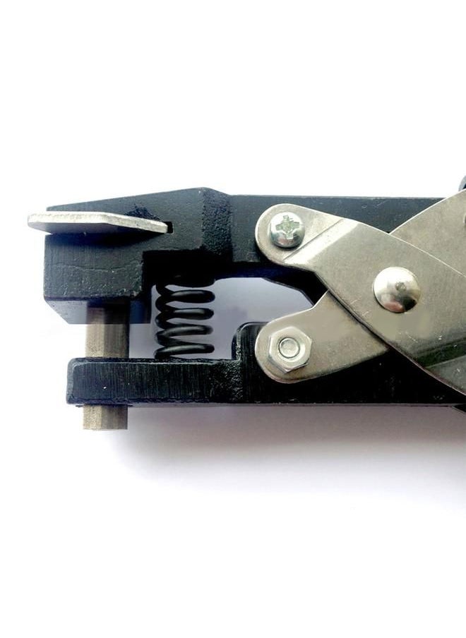 Arabest - Card Slot Hole Puncher Plier Metal Handheld Portable Round Hole Punch Plier for PVC Aluminum R3 - Image 1