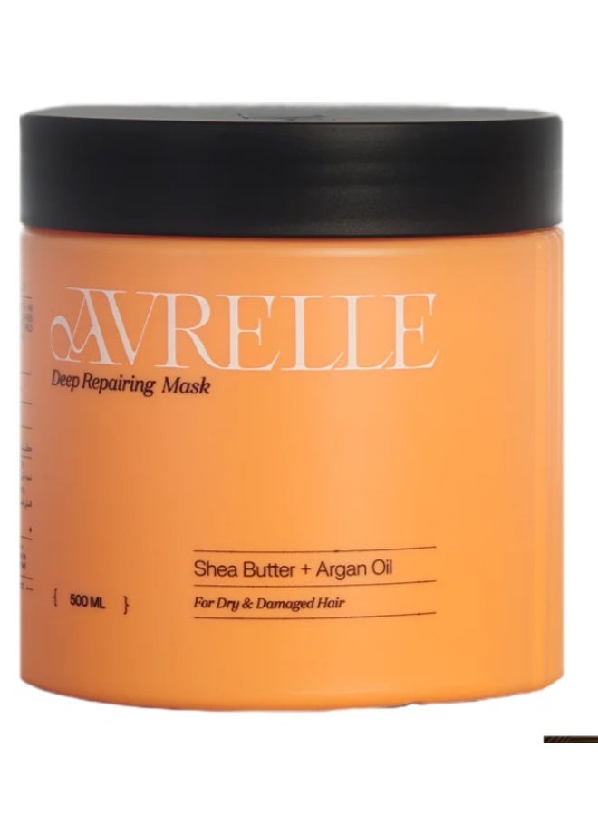 AVRELLE Hair Mask Shea Butter & Argan Oil 500ml - Image 1