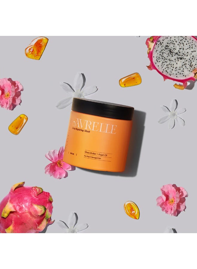 AVRELLE Hair Mask Shea Butter & Argan Oil 500ml - Image 2
