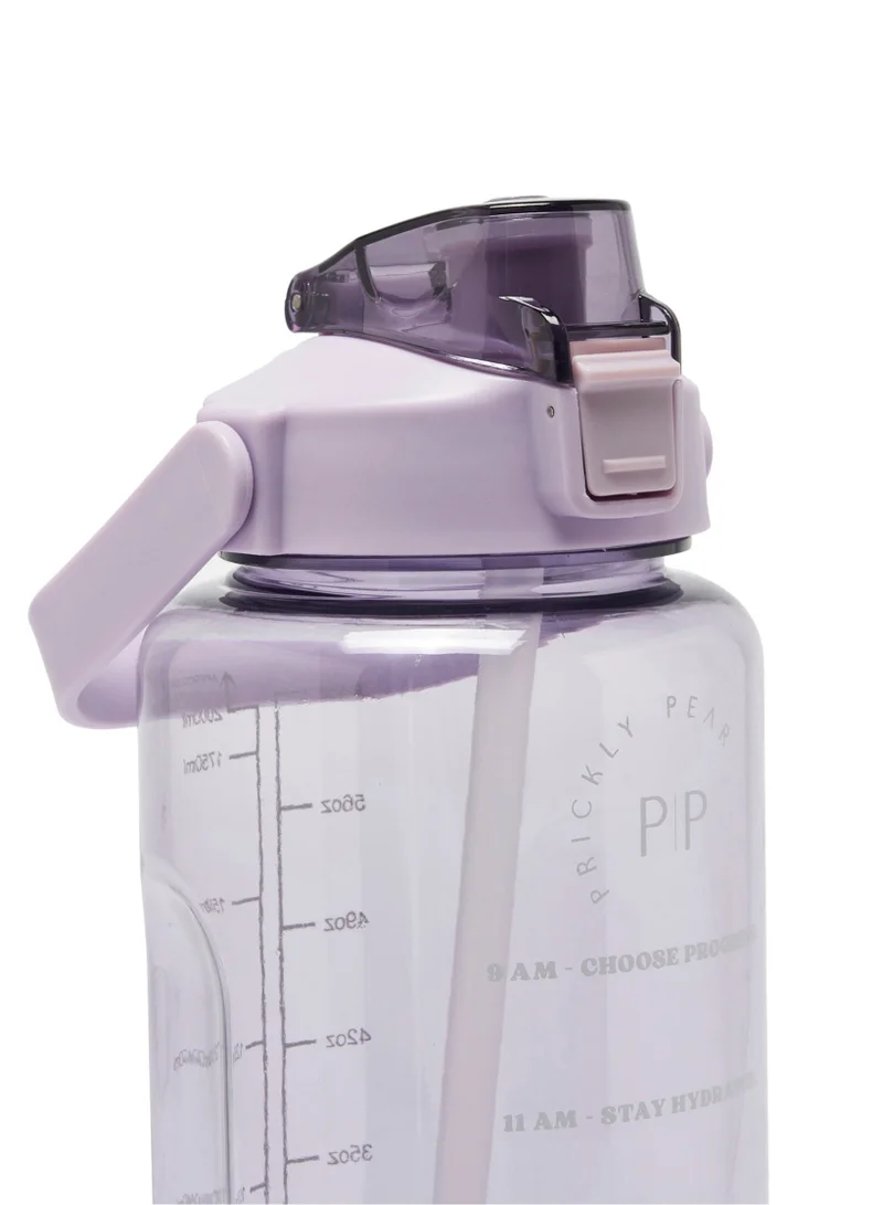 Prickly Pear Purple Tracker 2L Water Bottle & Purple Pouch Bundle