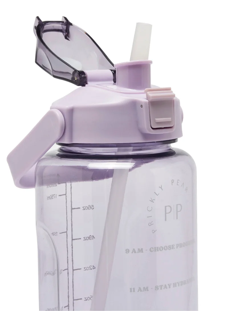 Prickly Pear Purple Tracker 2L Water Bottle & Purple Pouch Bundle