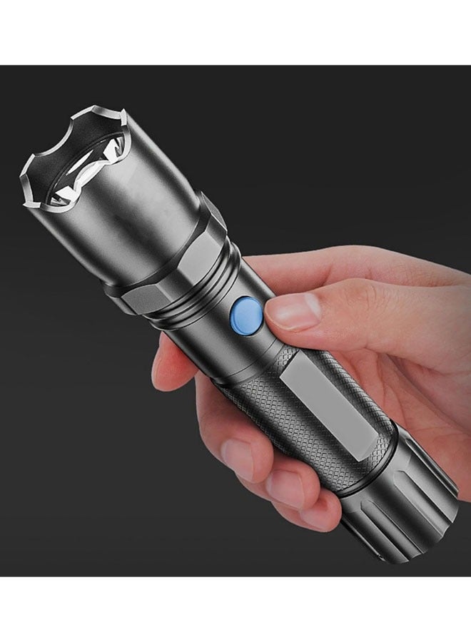 general LED Flashlight,High Lumens Super Bright Flashlight, Zoomable, Waterproofs Rechargeable Flashlight with 4 Lighting Modes,Powerful Handheld Flashlight for Camping,Hiking,Cycling,Home Reserve - Image 4