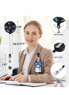 Excefore ID Badge Holder with Lanyard (Colour Butterfly)  - Image 2