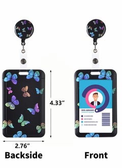 Excefore ID Badge Holder with Lanyard (Colour Butterfly)  - Image 4