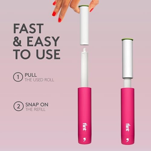 Flint Original Lint Roller Refill, Extra Sticky, Compatible with Flint Retractable Lint Roller, Lint Rollers for Pet Hair Extra Sticky Refill - Pack of 2 - Image 4