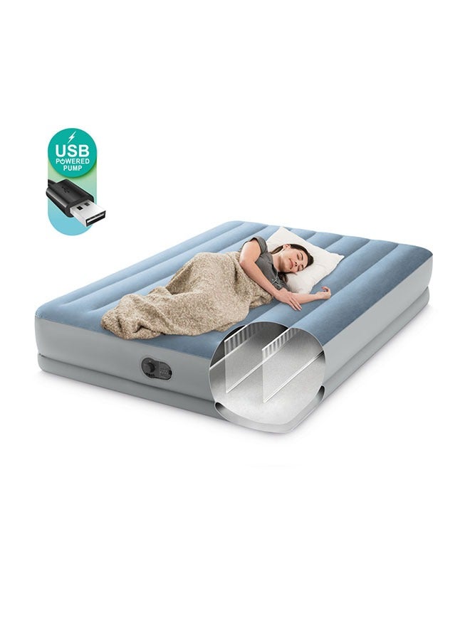 INTEX Dura-Beam Plus Comfort 14" Twin Air Mattress w/ Built-In USB Pump 1.52m x 2.03m x 36cm  - Image 5