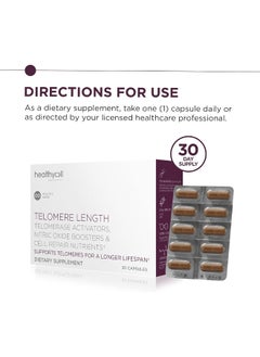 Healthycell Telomere Length With Ac-11 / Nutrition Supplement For Telomere Maintenance, Antiaging, Healthy Ageing, Cell Health  - Image 4