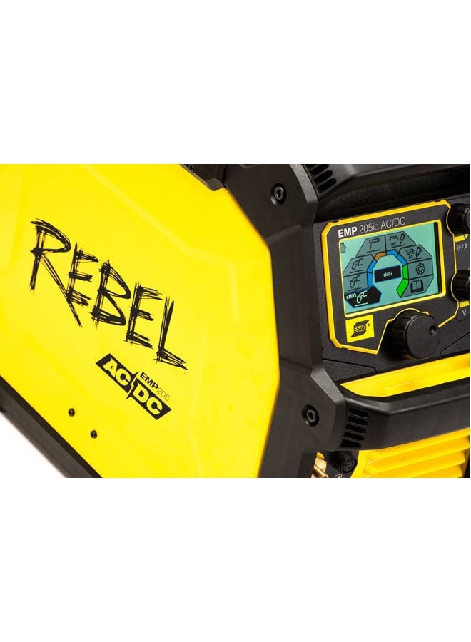 ESAB Rebel EMP 205ic AC/DC Multi-Process MIG/STICK/TIG Welder - Image 3