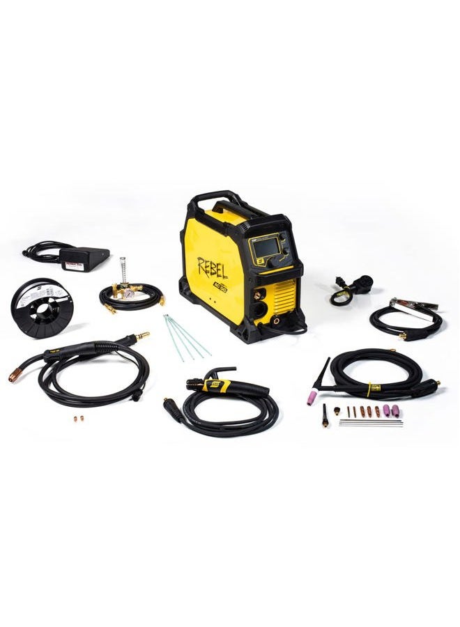 ESAB Rebel EMP 205ic AC/DC Multi-Process MIG/STICK/TIG Welder - Image 1