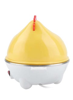 Generic 7 Eggs Capacity Electric Egg Boiler, Egg Cooker, Egg Steaming Device for Hard Boiled Eggs Multi-Function Cartoon Hen Egg Boiler with Auto Shut Off Power 350W Suitable for Home, Office Color White/ Ye  - Image 5