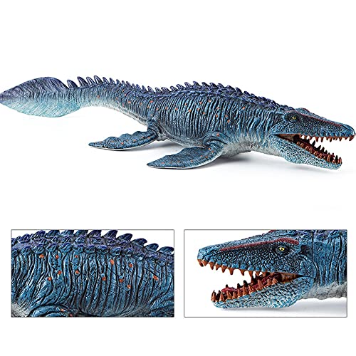 EOIVSH Large Mosasaurus Toy 13.4", Realistic Deep Sea Monster Mosasaurus Dinosaur Plastic Hand-Painted Ocean Animal Model Figurine for Bath Pool Toy, Birthday Gifts, Party Favors, Kids Toys - Image 3