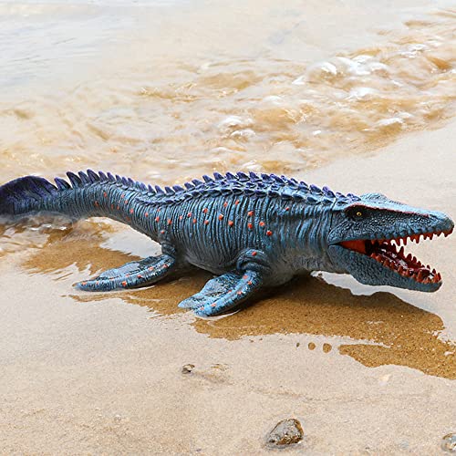 EOIVSH Large Mosasaurus Toy 13.4", Realistic Deep Sea Monster Mosasaurus Dinosaur Plastic Hand-Painted Ocean Animal Model Figurine for Bath Pool Toy, Birthday Gifts, Party Favors, Kids Toys - Image 5